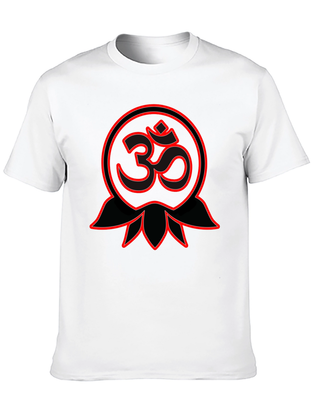 Om Symbol Graphic Tee - Spiritual Black T-Shirt