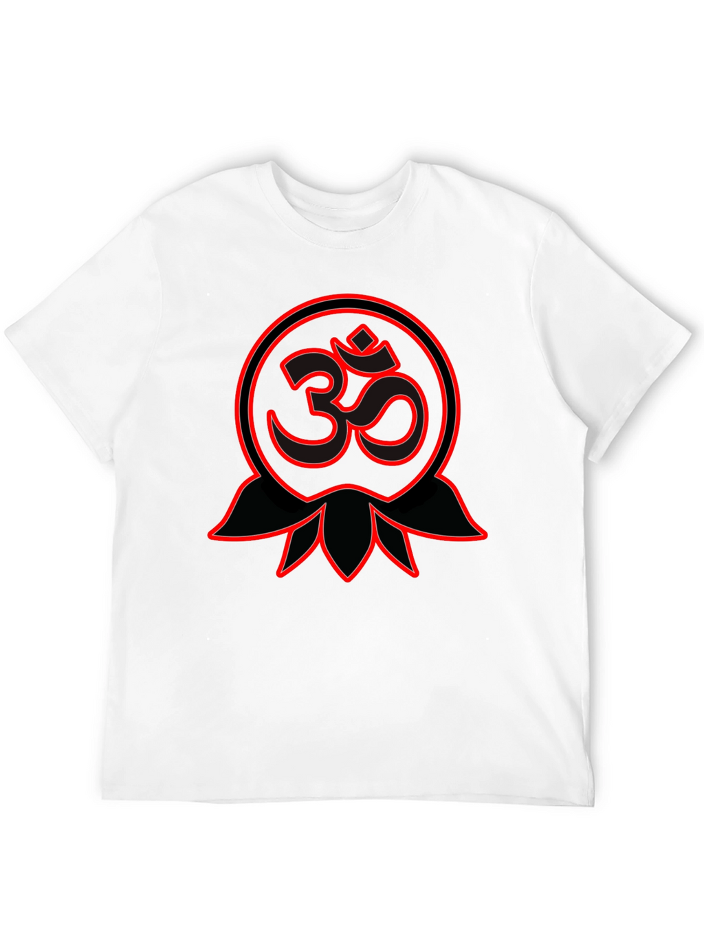 Om Symbol Graphic Tee - Spiritual Black T-Shirt