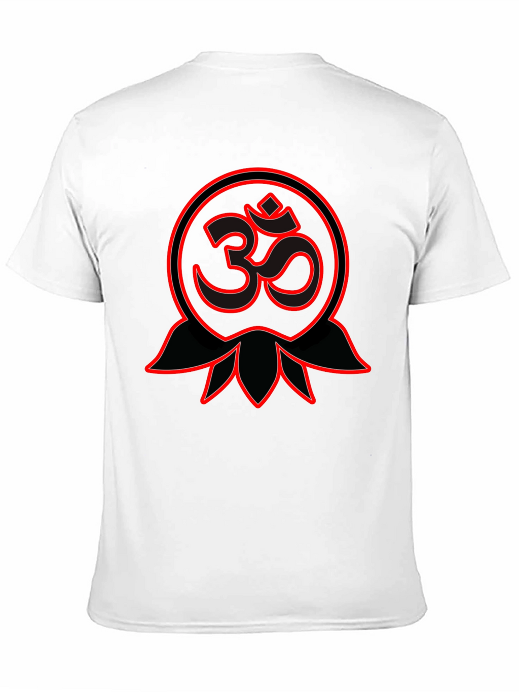 Om Symbol Graphic Tee - Spiritual Black T-Shirt