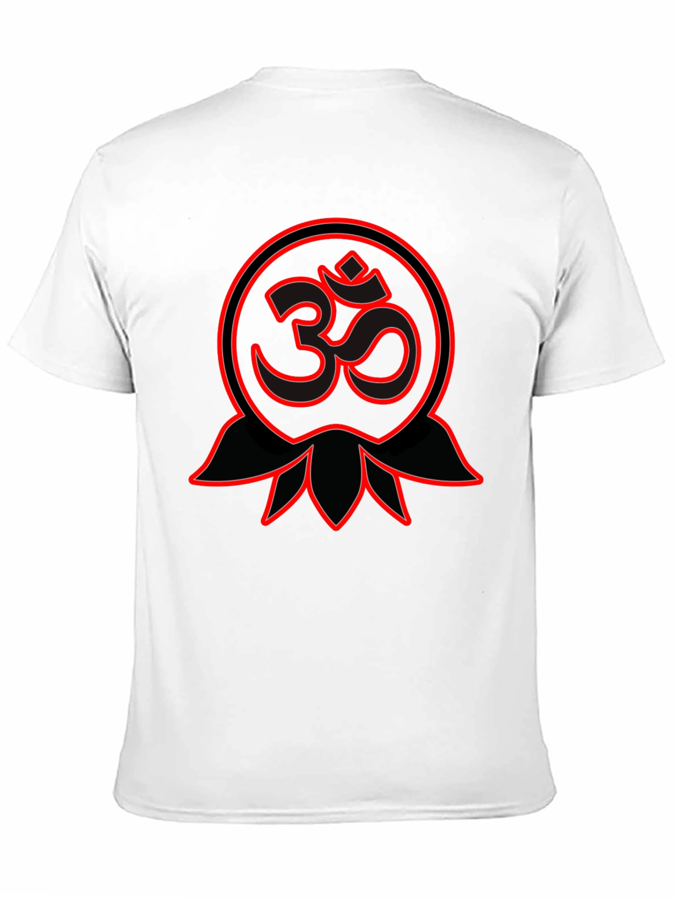 Om Symbol Graphic Tee - Spiritual Black T-Shirt