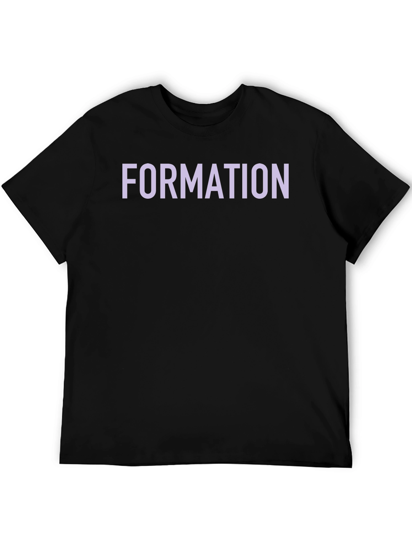 Formation Graphic Tee - Black Cotton T-Shirt