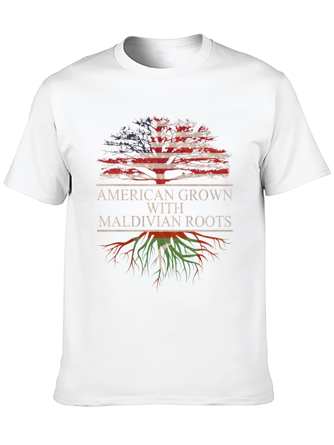 American Grown With Maldivian Roots T-Shirt