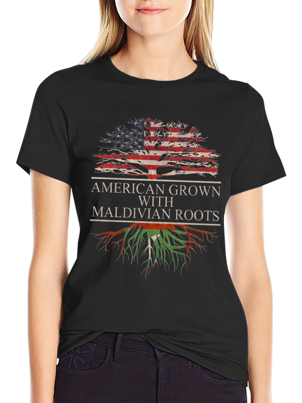American Grown With Maldivian Roots T-Shirt