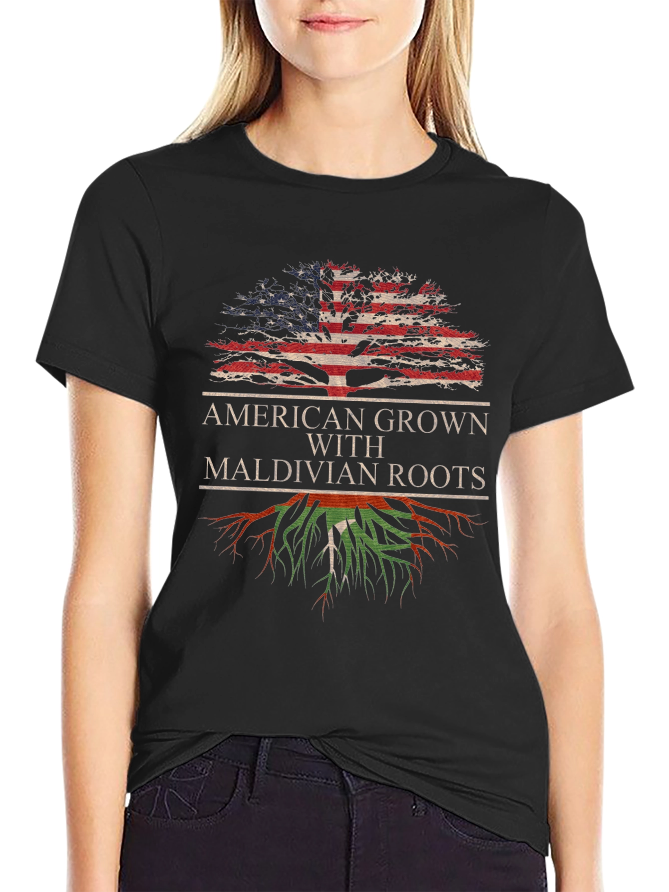 American Grown With Maldivian Roots T-Shirt