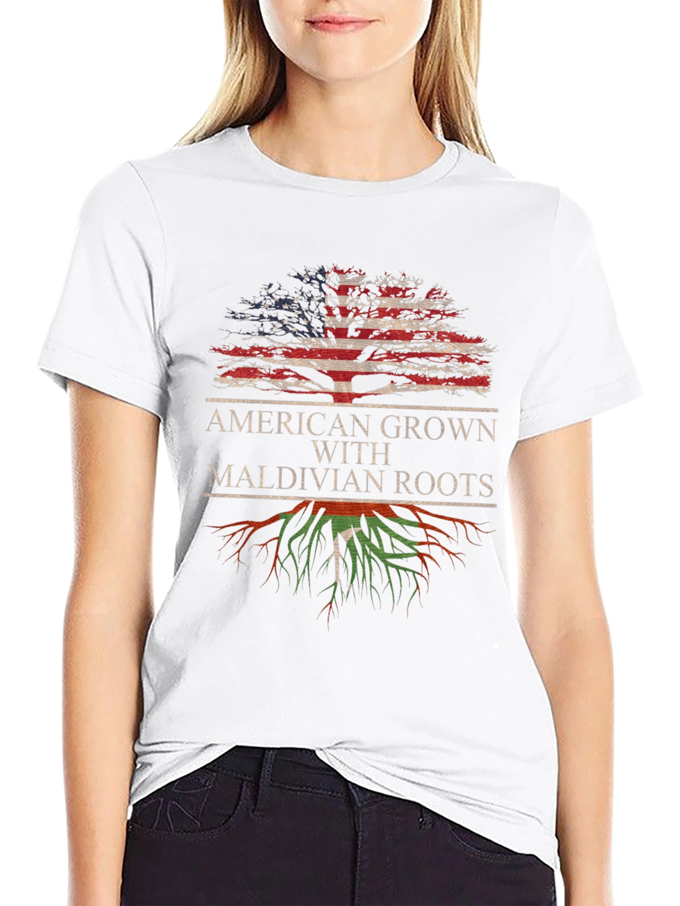 American Grown With Maldivian Roots T-Shirt