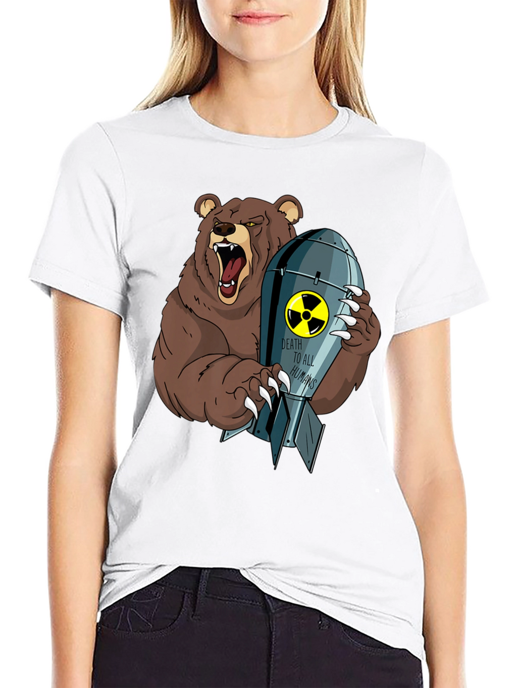 Grizzly Bear Atomic Bomb T-Shirt