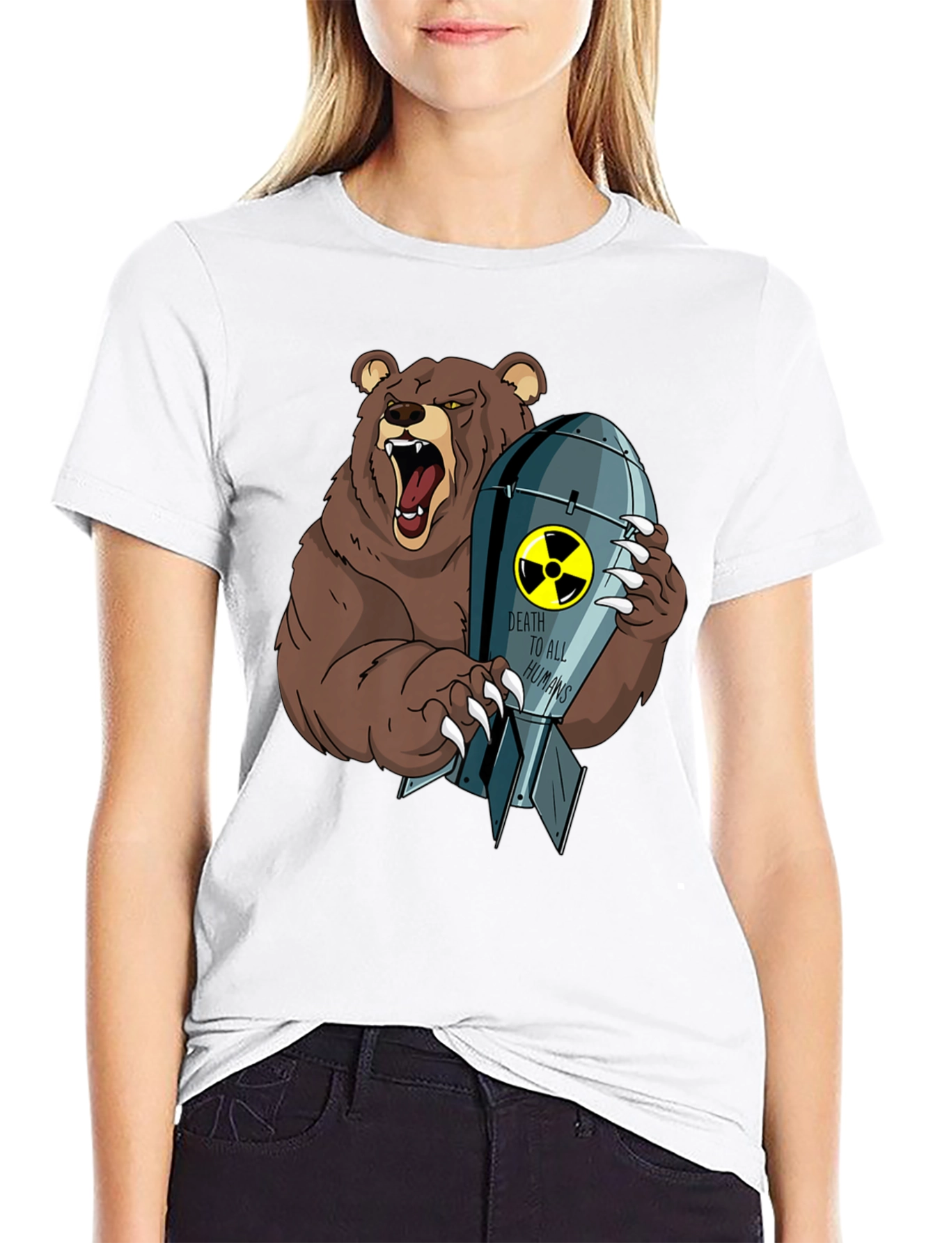 Grizzly Bear Atomic Bomb T-Shirt