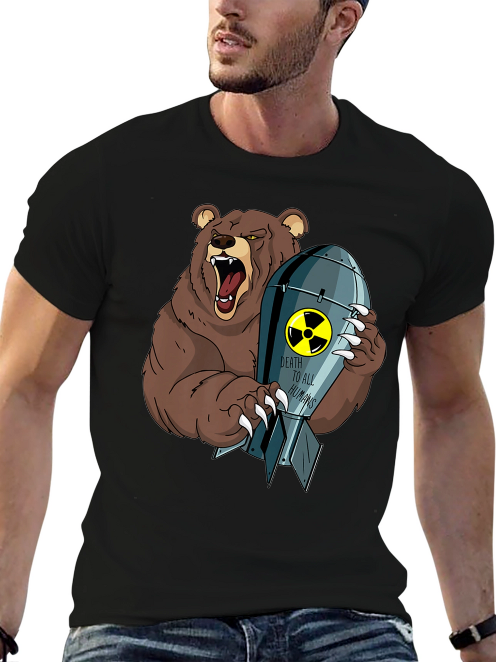 Grizzly Bear Atomic Bomb T-Shirt