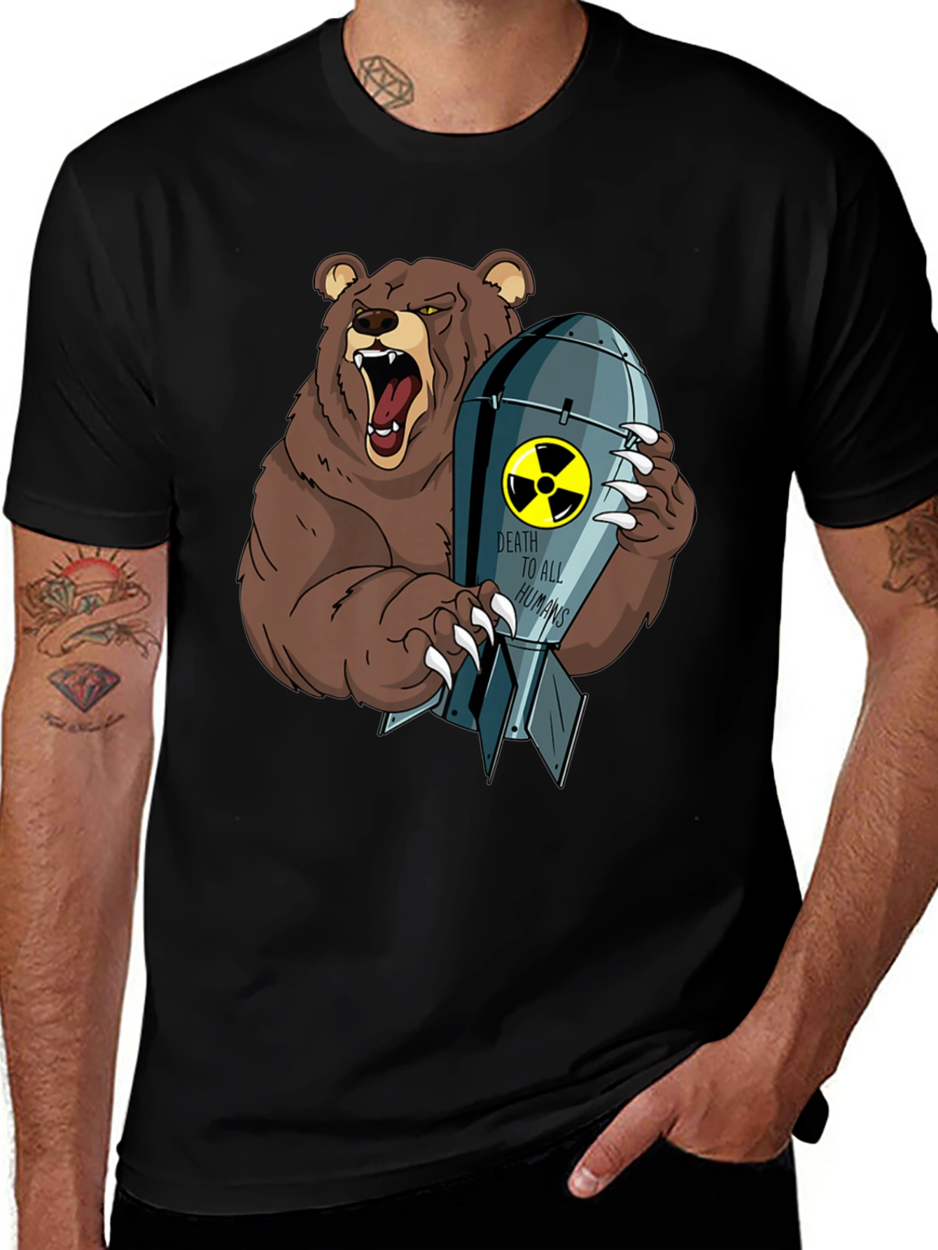 Grizzly Bear Atomic Bomb T-Shirt