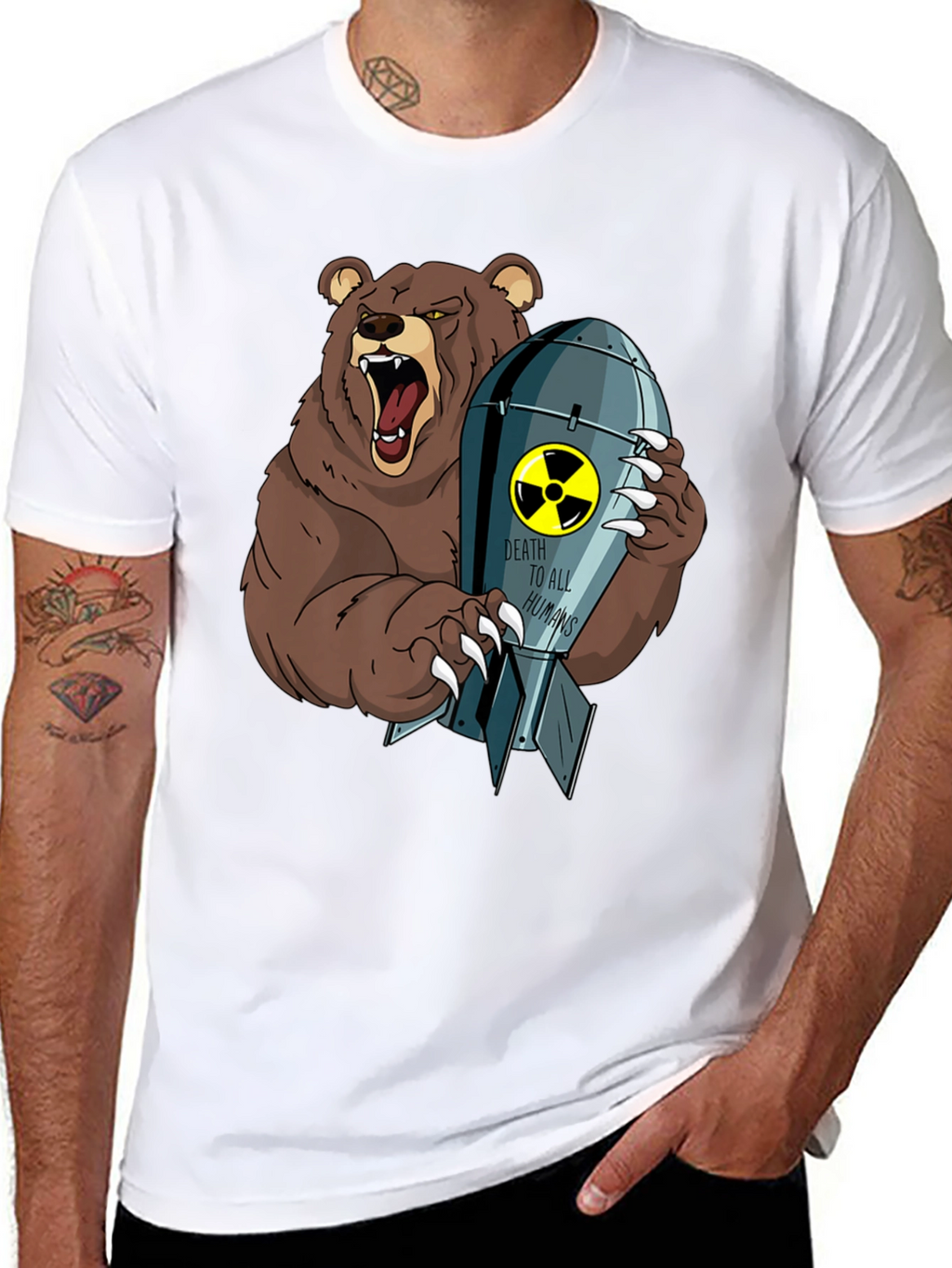 Grizzly Bear Atomic Bomb T-Shirt