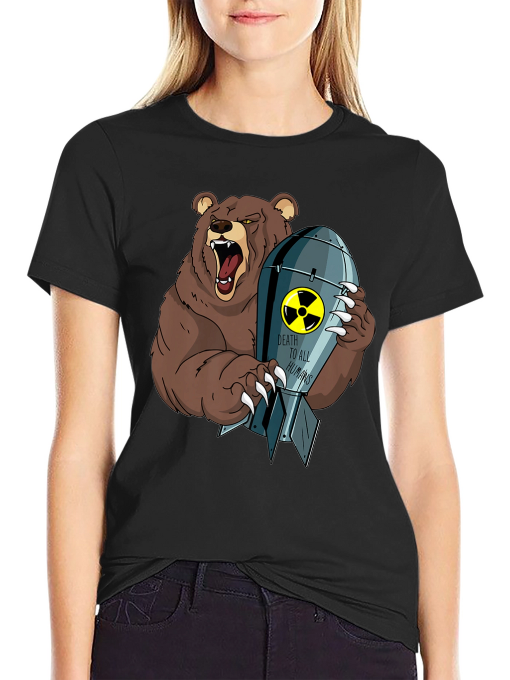 Grizzly Bear Atomic Bomb T-Shirt