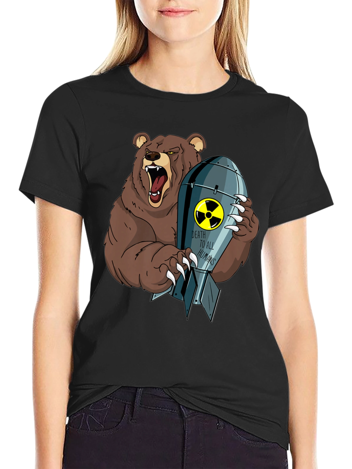 Grizzly Bear Atomic Bomb T-Shirt