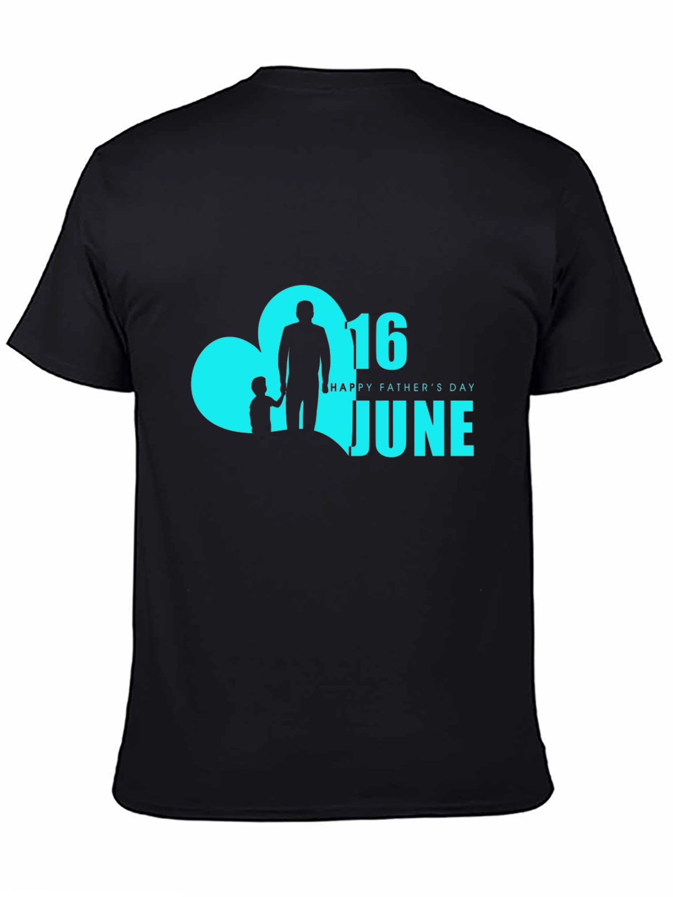Fathers Day Black T-Shirt - June 16th