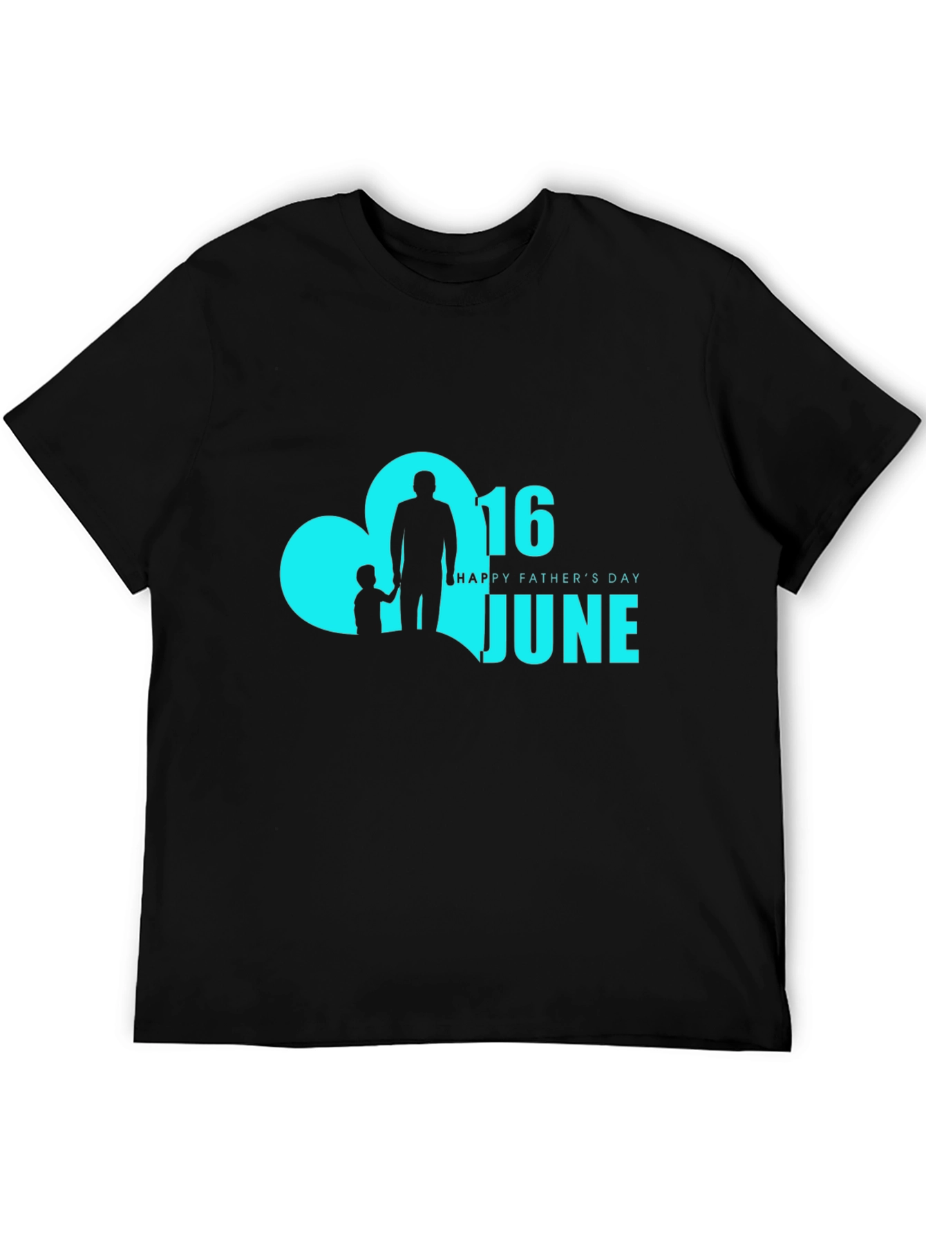 Fathers Day Black T-Shirt - June 16th