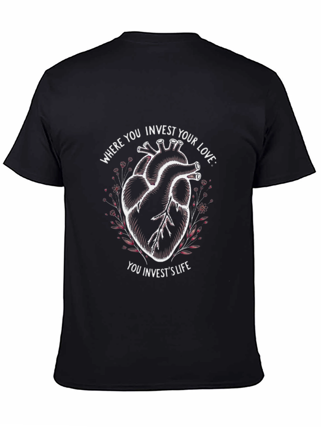 Anatomical Heart T-Shirt: Invest Your Love