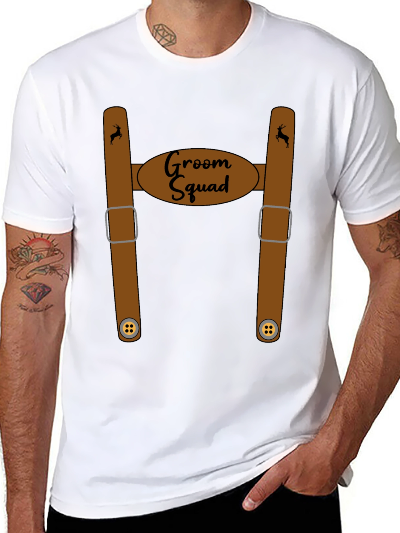 Groom Squad Oktoberfest Style T-Shirt