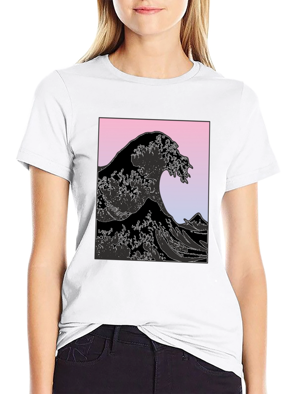 Great Wave Graphic Tee - Stylish Comfort