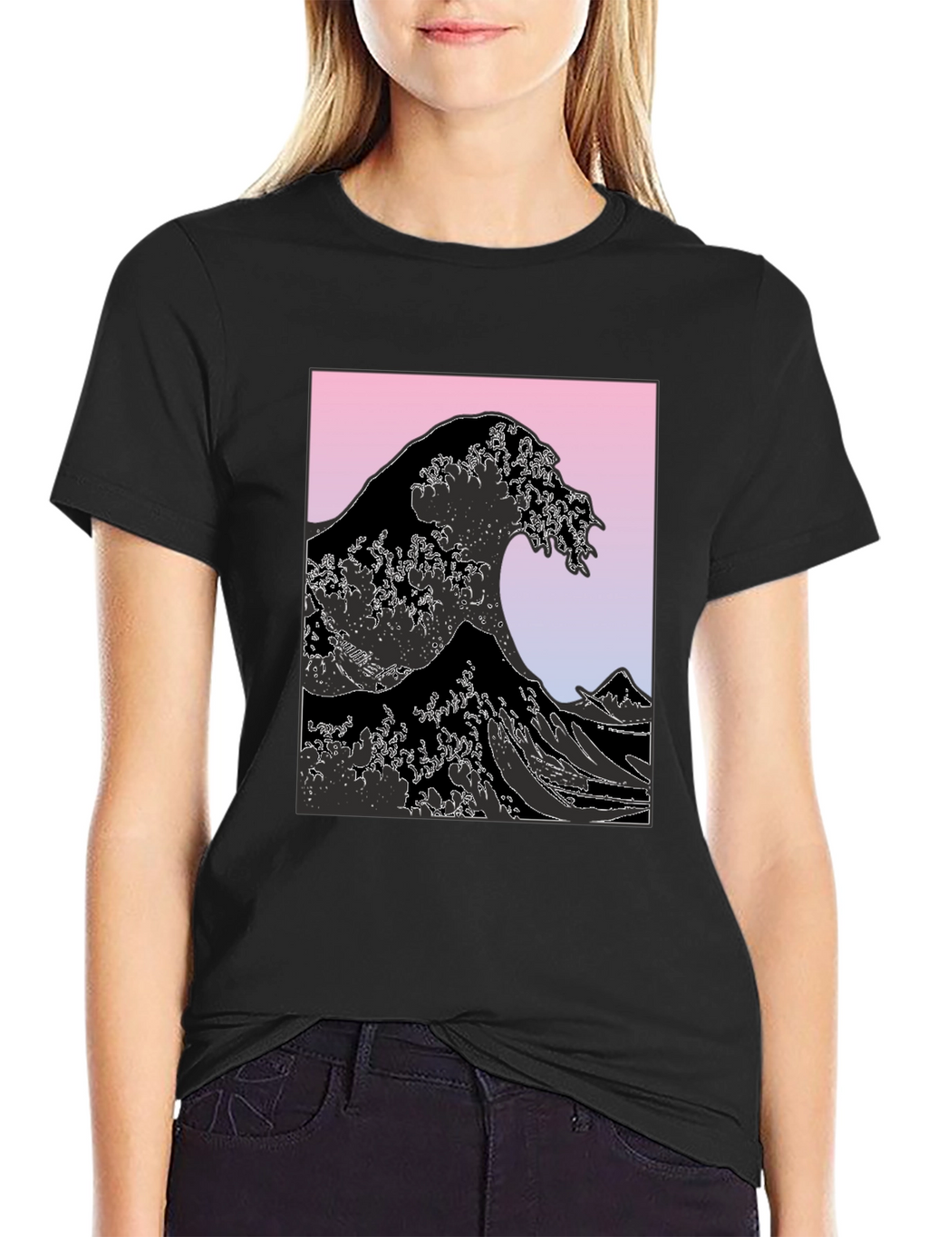 Great Wave Graphic Tee - Stylish Comfort