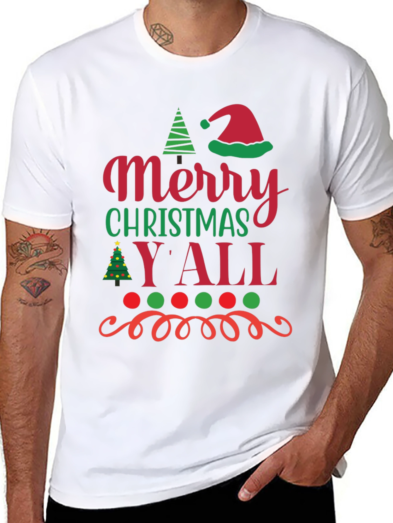 Merry Christmas Yall Holiday T-Shirt