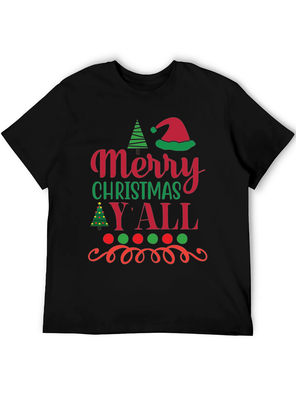 Merry Christmas Yall Holiday T-Shirt