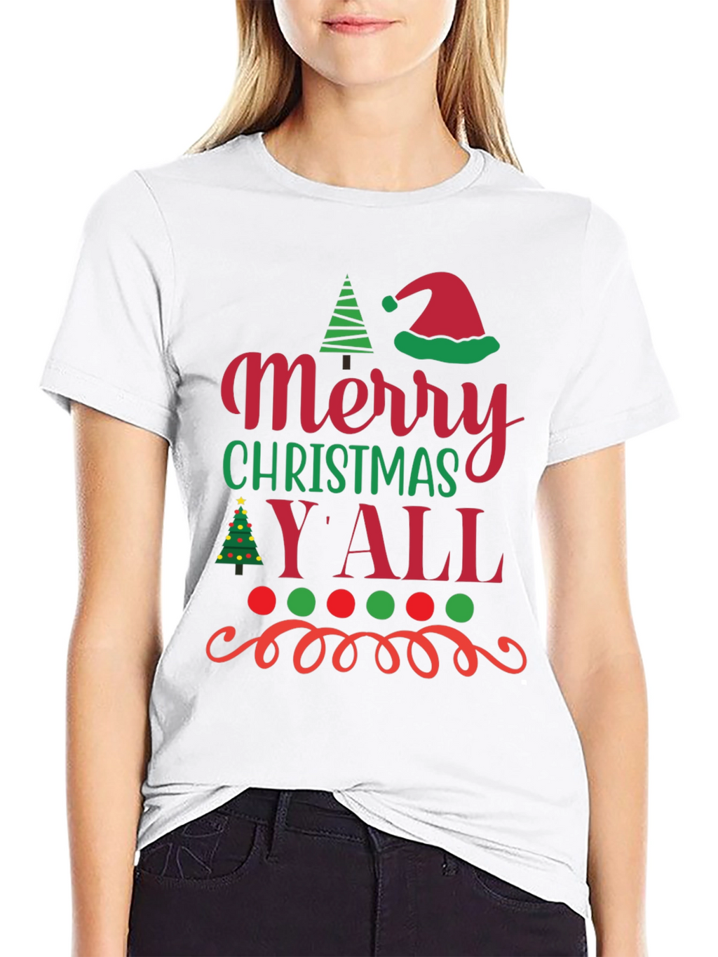 Merry Christmas Yall Holiday T-Shirt