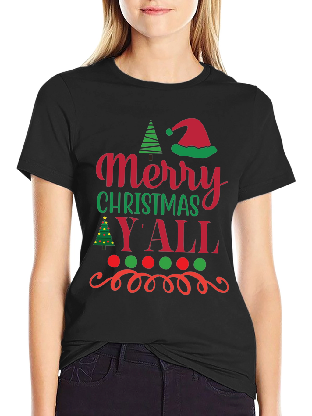Merry Christmas Yall Holiday T-Shirt