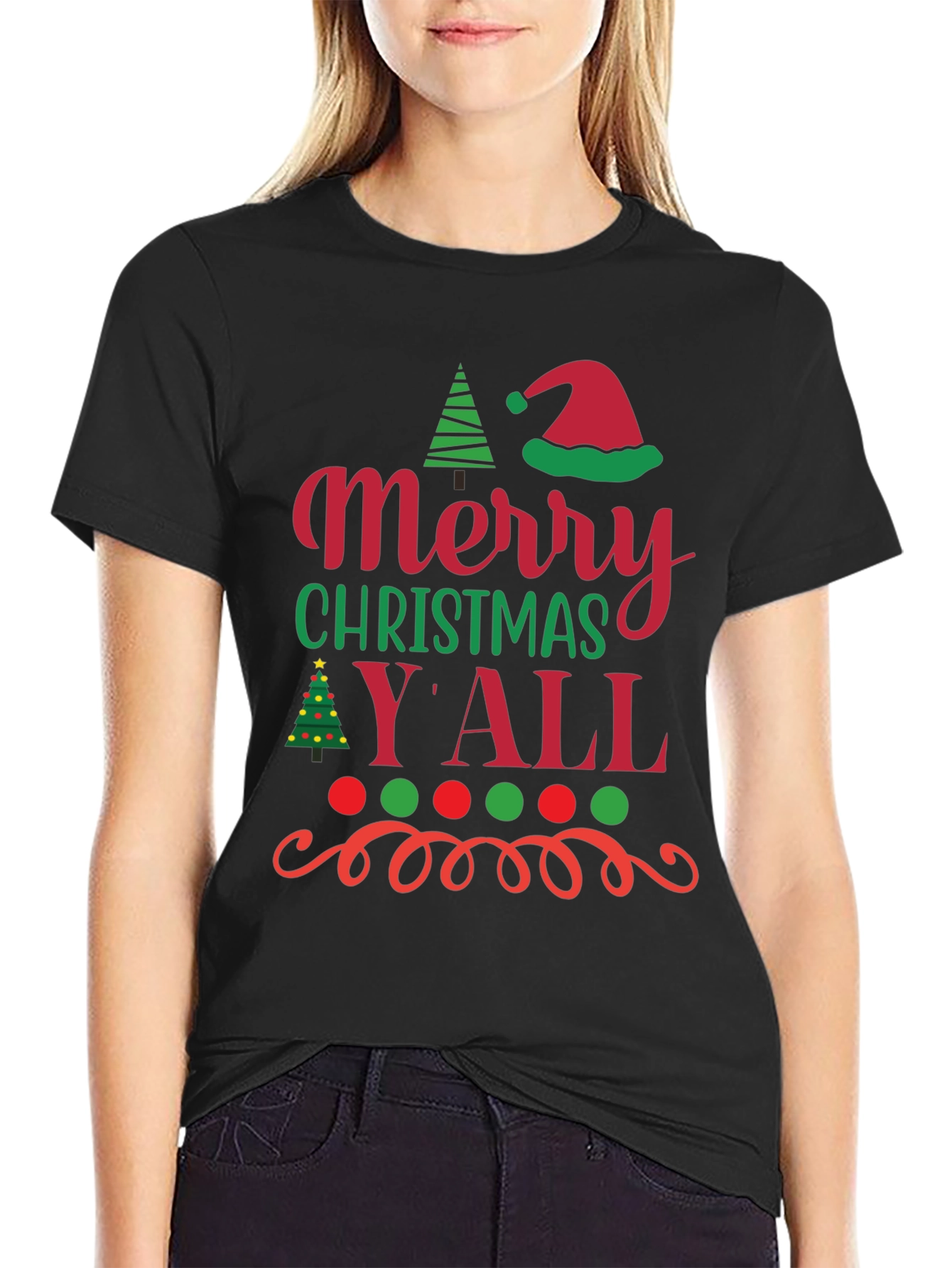 Merry Christmas Yall Holiday T-Shirt