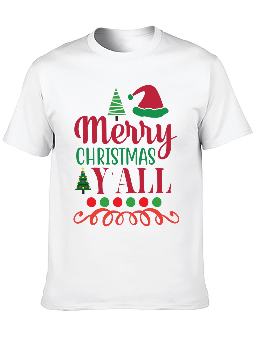 Merry Christmas Yall Holiday T-Shirt