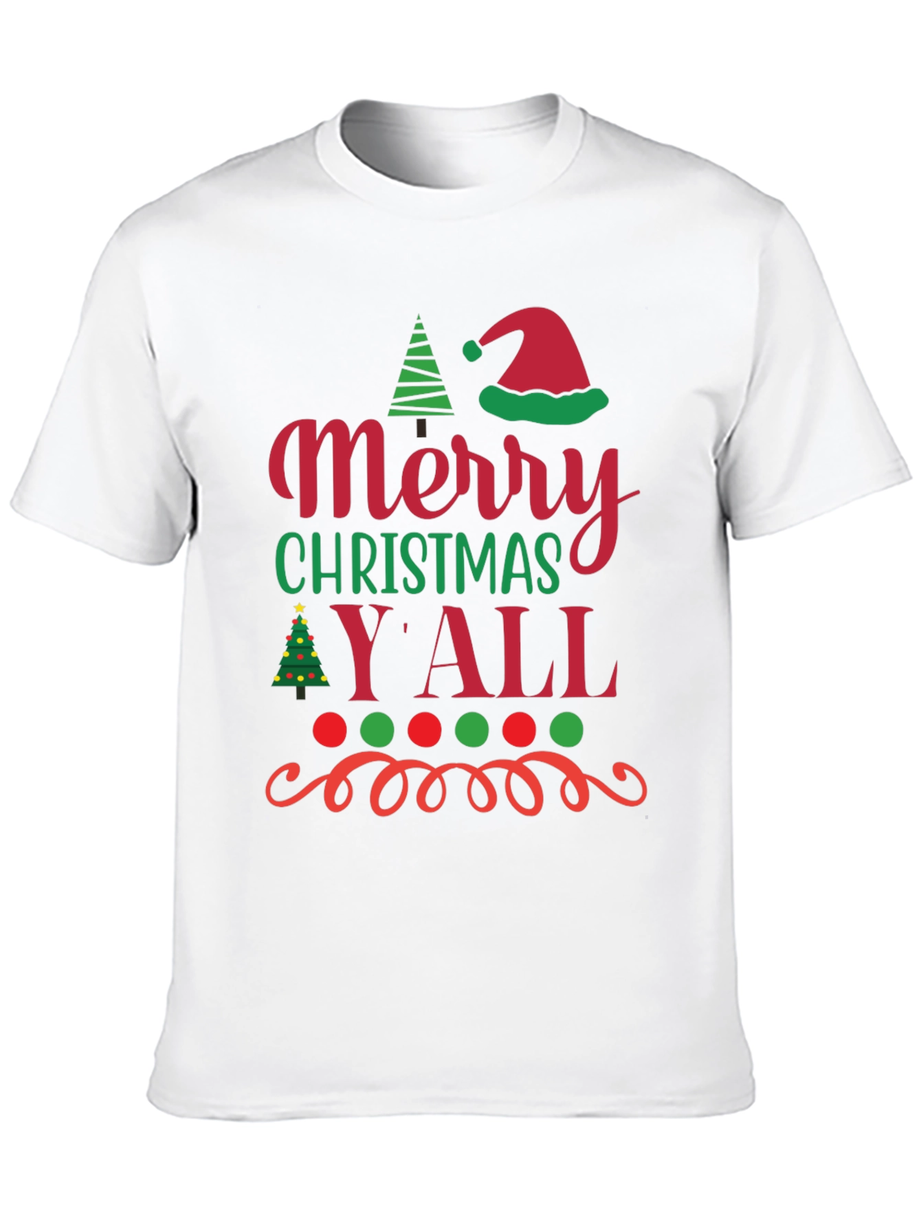 Merry Christmas Yall Holiday T-Shirt