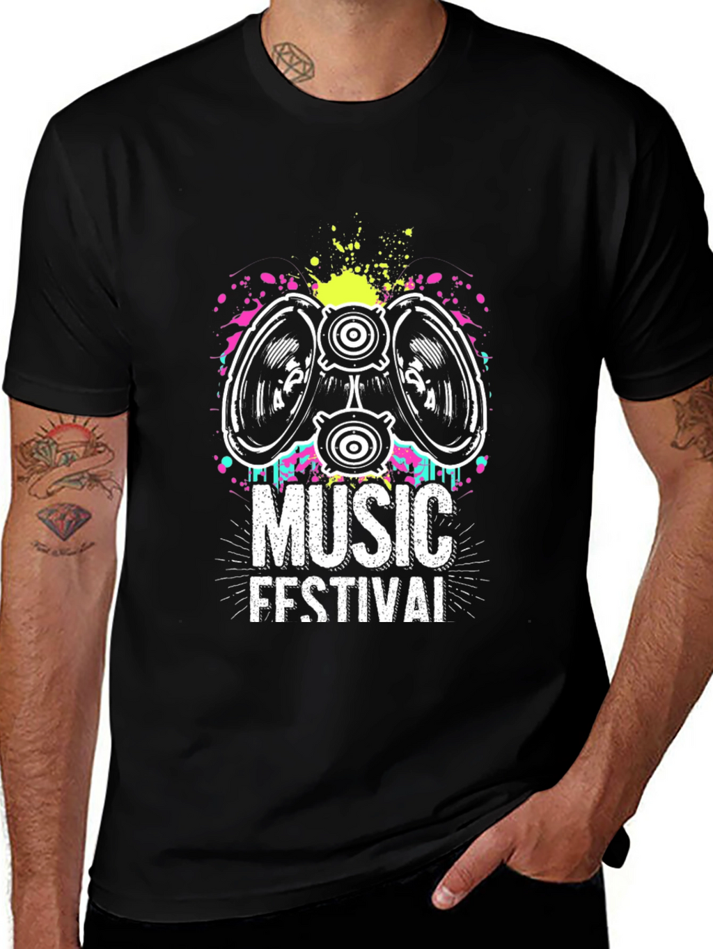 Music Festival Graphic T-Shirt