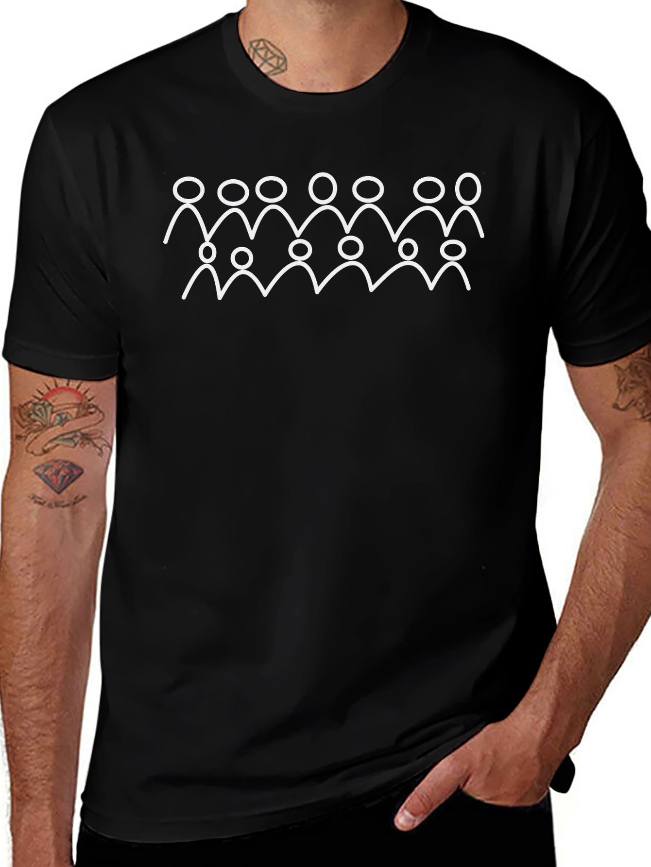 Community Connection Graphic Tee - Black