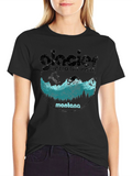 Glacier National Park Montana Graphic Tee