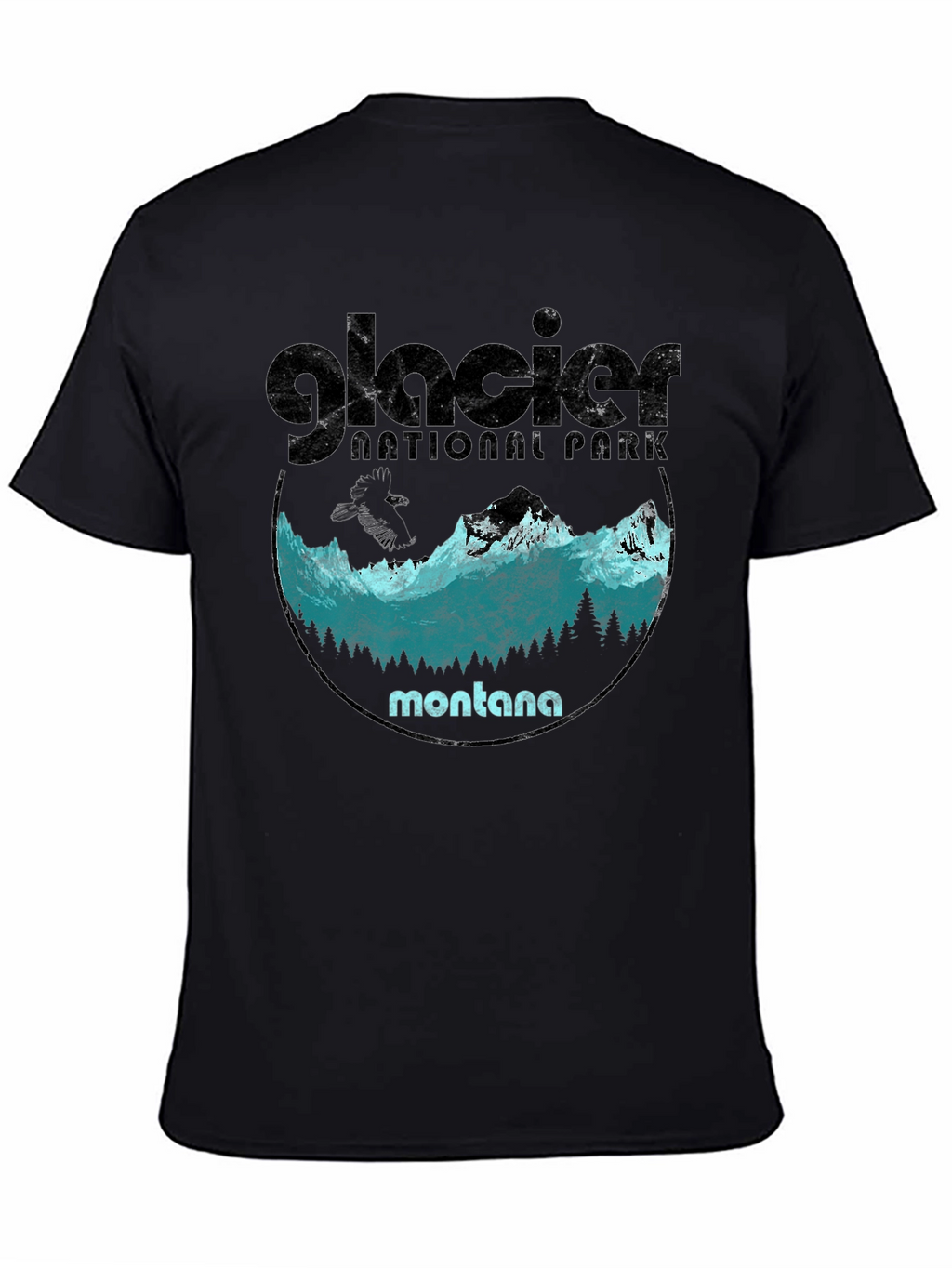 Glacier National Park Montana Graphic Tee