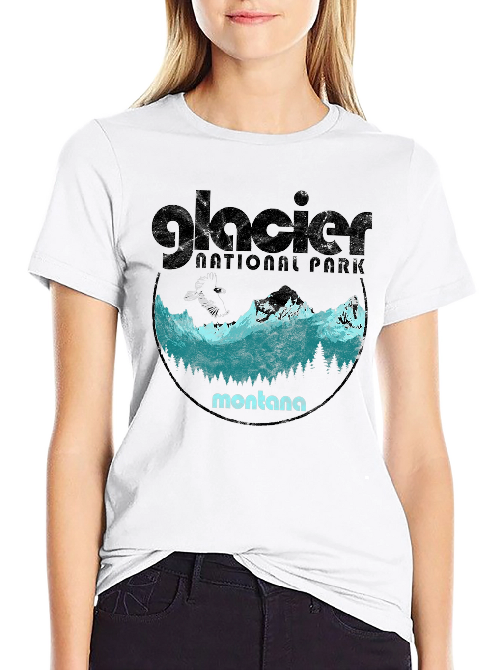 Glacier National Park Montana Graphic Tee