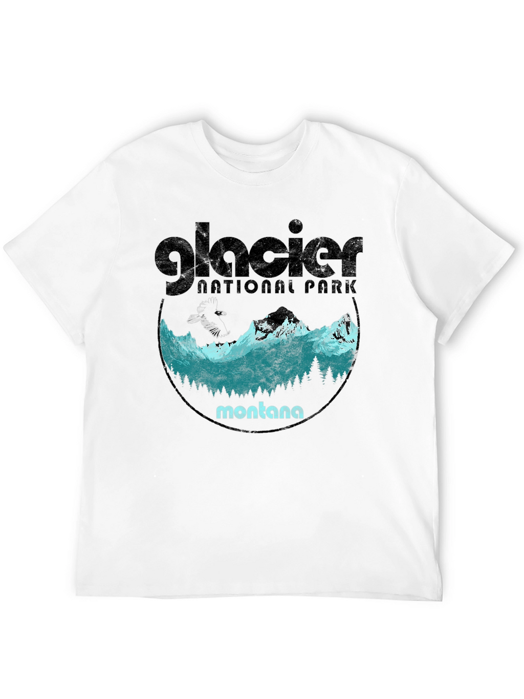 Glacier National Park Montana Graphic Tee