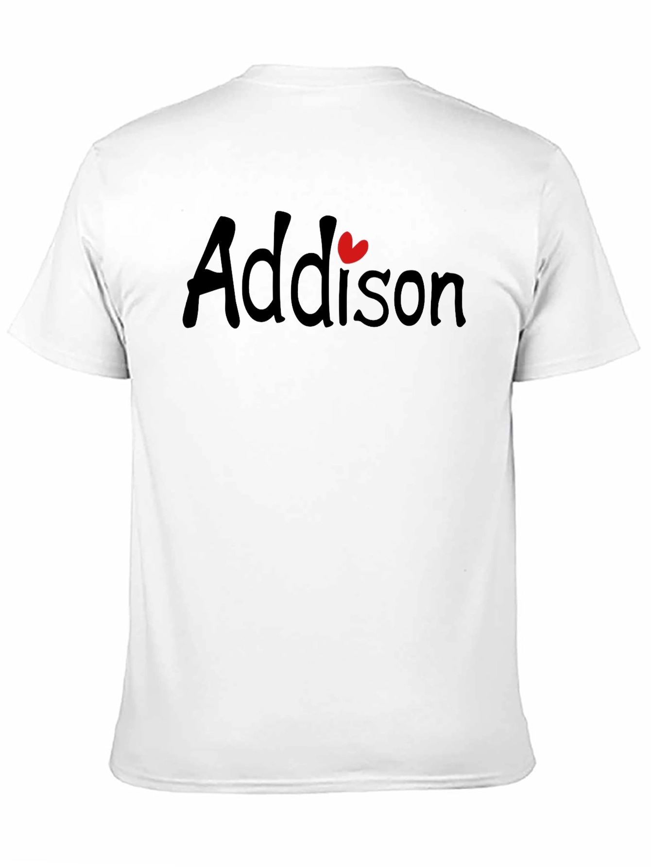 Personalized Addison Heart T-Shirt