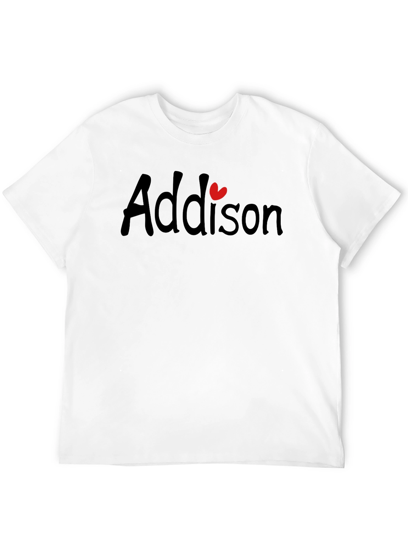 Personalized Addison Heart T-Shirt