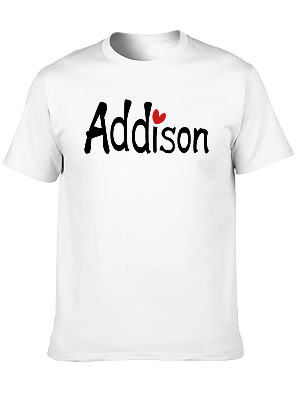 Personalized Addison Heart T-Shirt