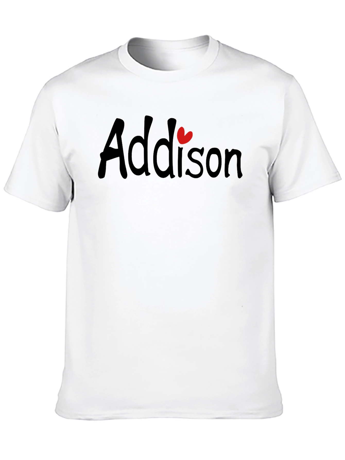 Personalized Addison Heart T-Shirt