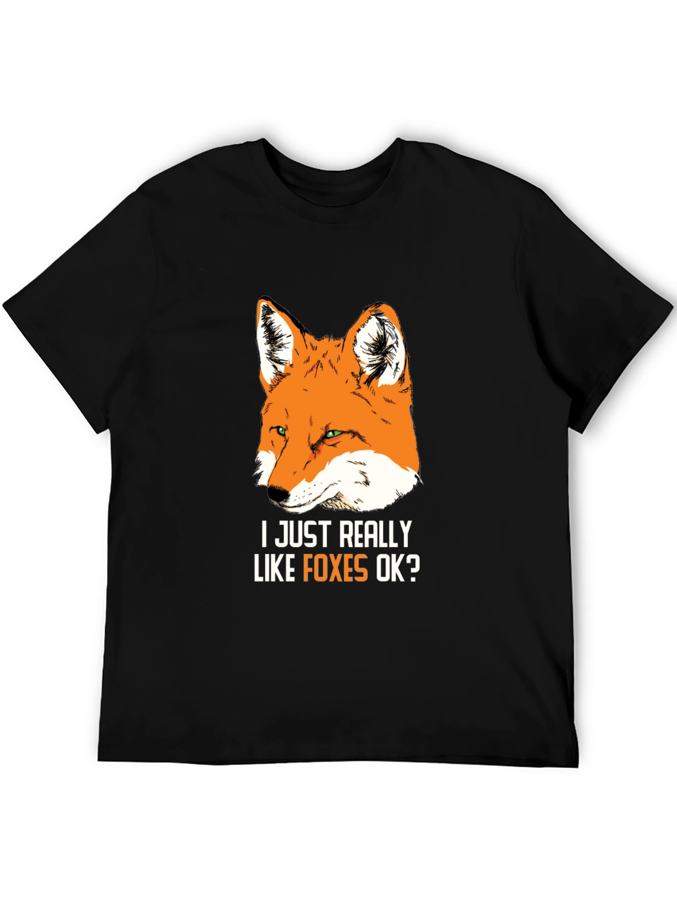 I Just Really Like Foxes OK? Graphic Tee