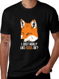I Just Really Like Foxes OK? Graphic Tee