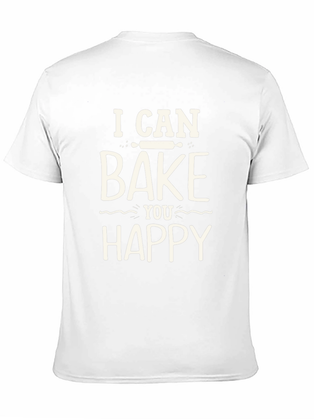 Bake You Happy Graphic Tee - Black Cotton T-Shirt