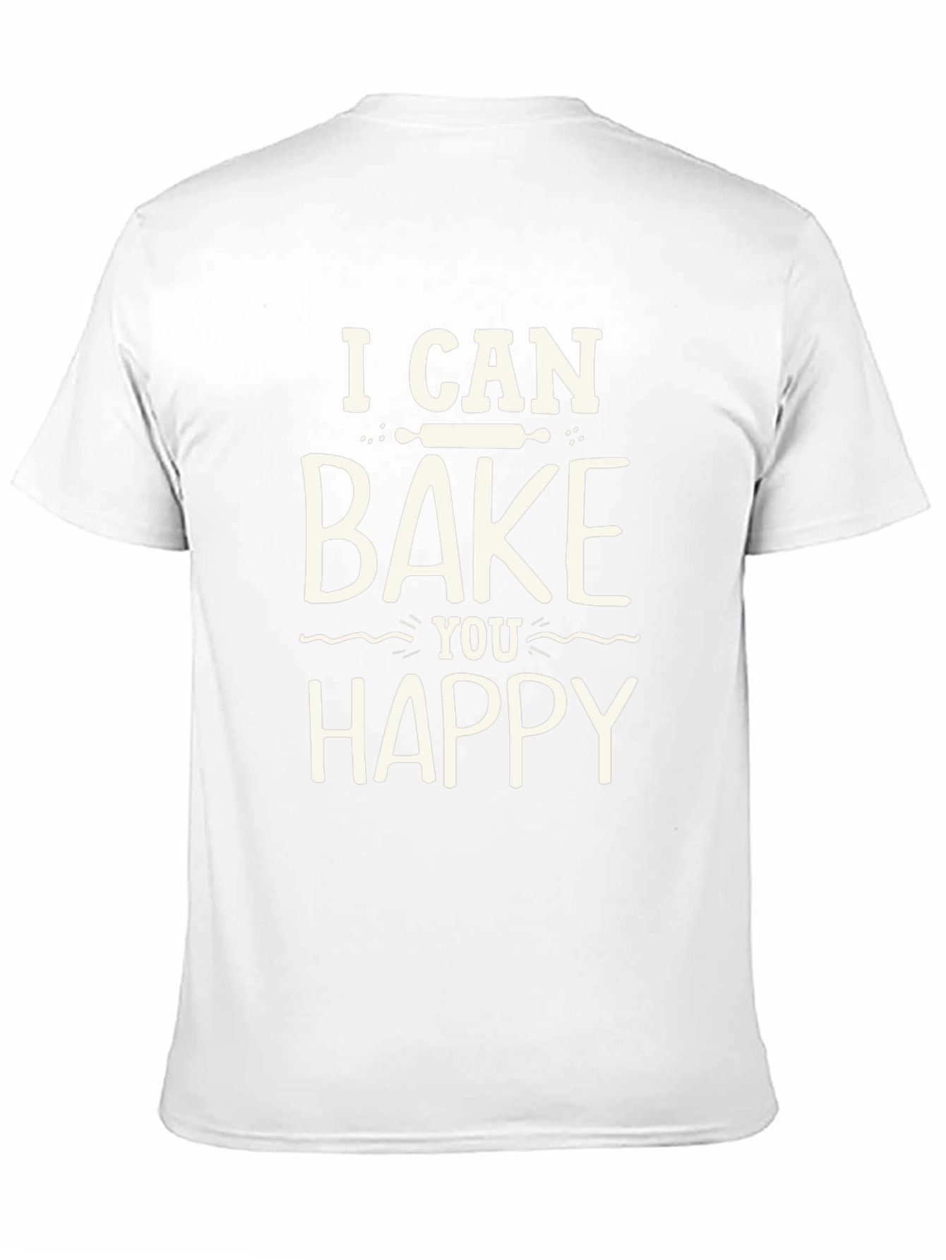 Bake You Happy Graphic Tee - Black Cotton T-Shirt