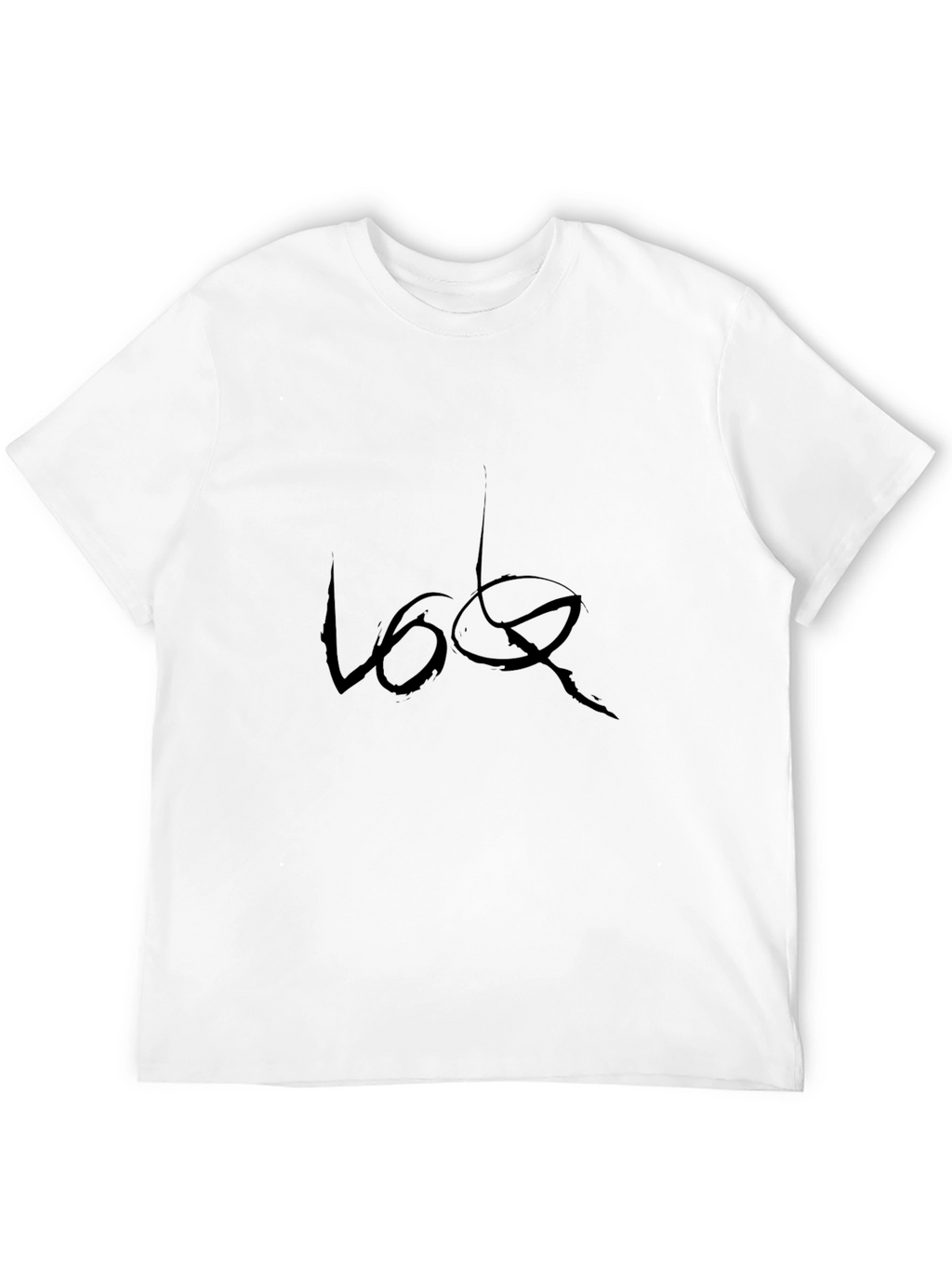 Modern Black Graphic Tee