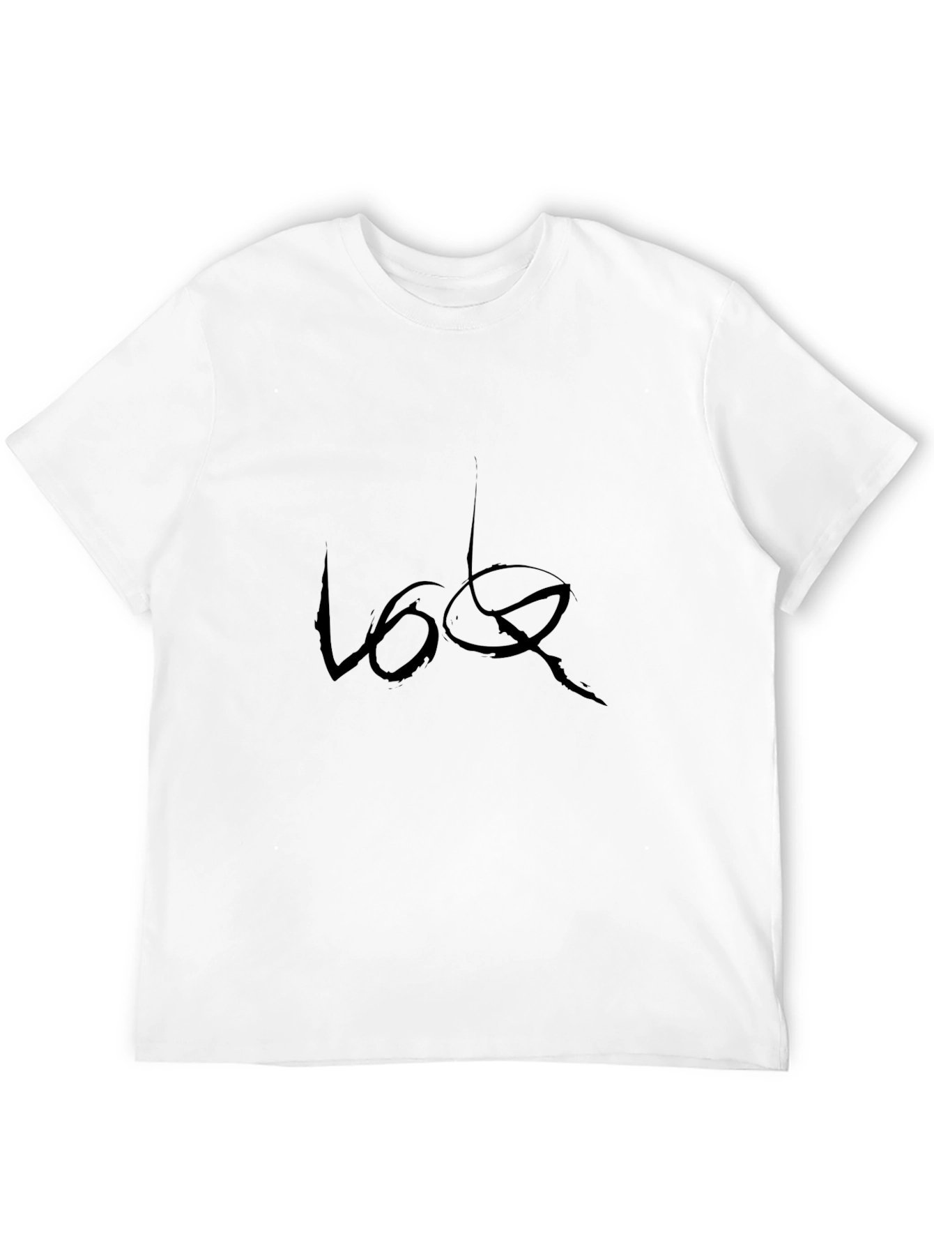 Modern Black Graphic Tee