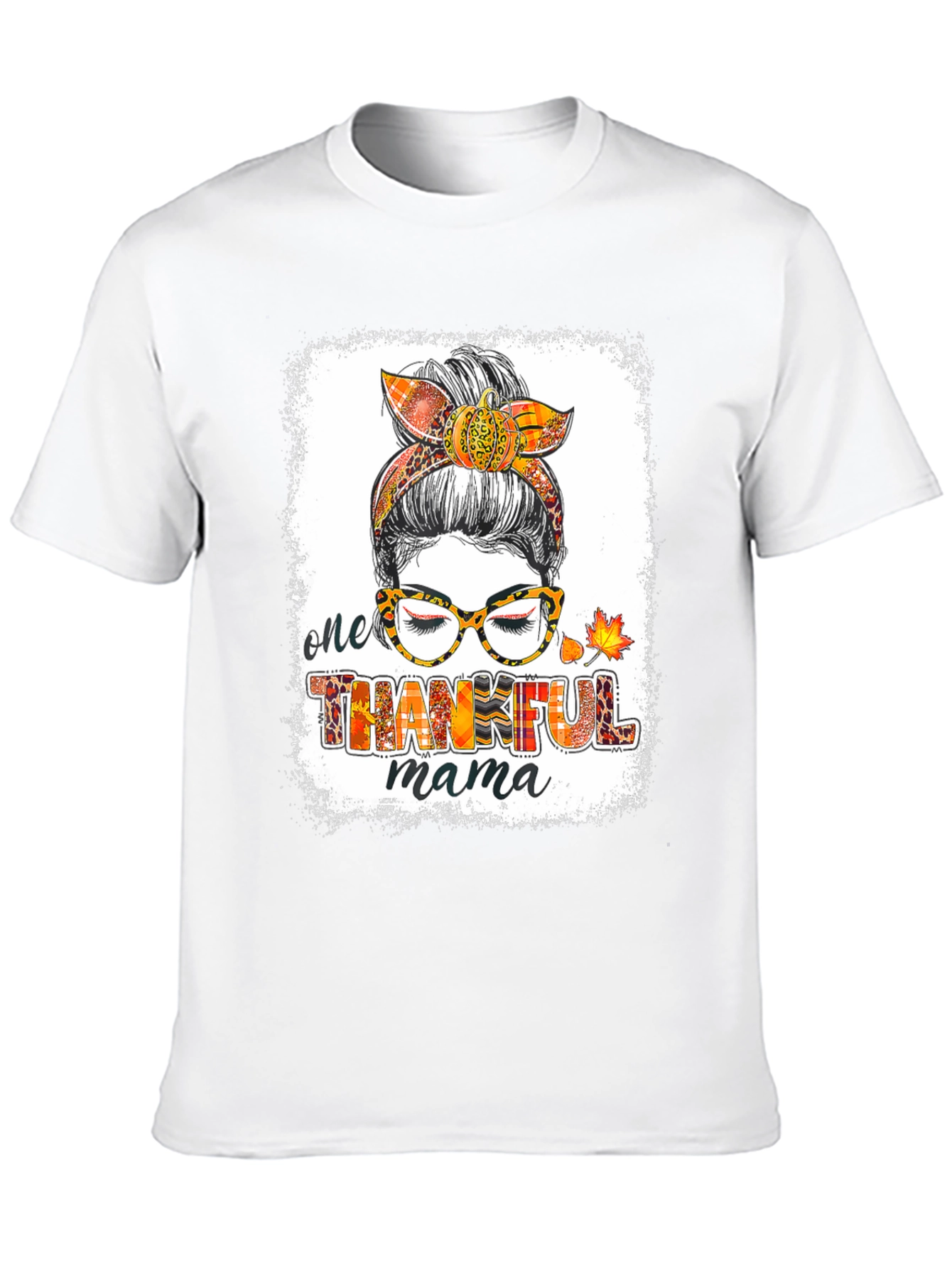 One Thankful Mama T-Shirt - Fall Design