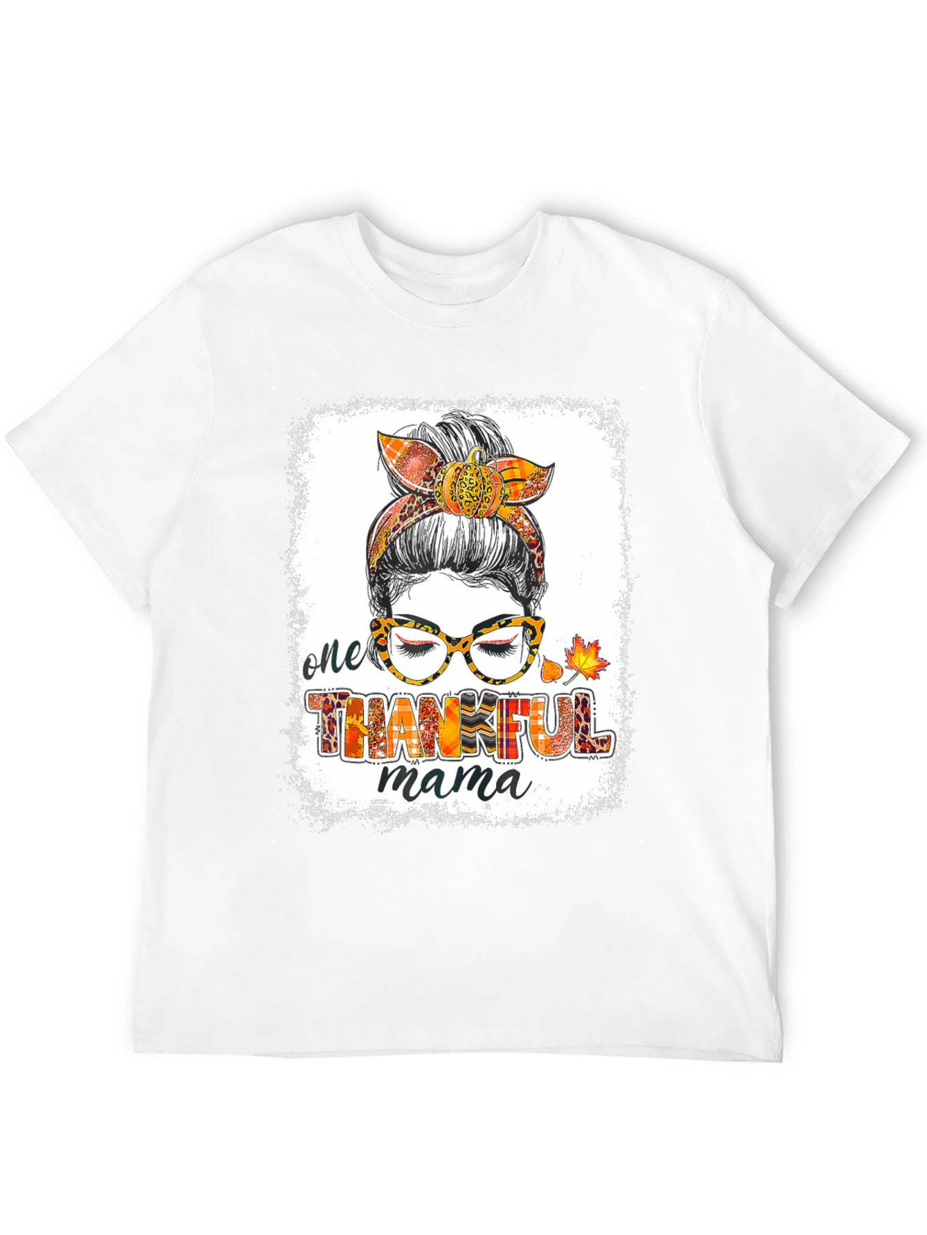 One Thankful Mama T-Shirt - Fall Design