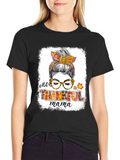 One Thankful Mama T-Shirt - Fall Design