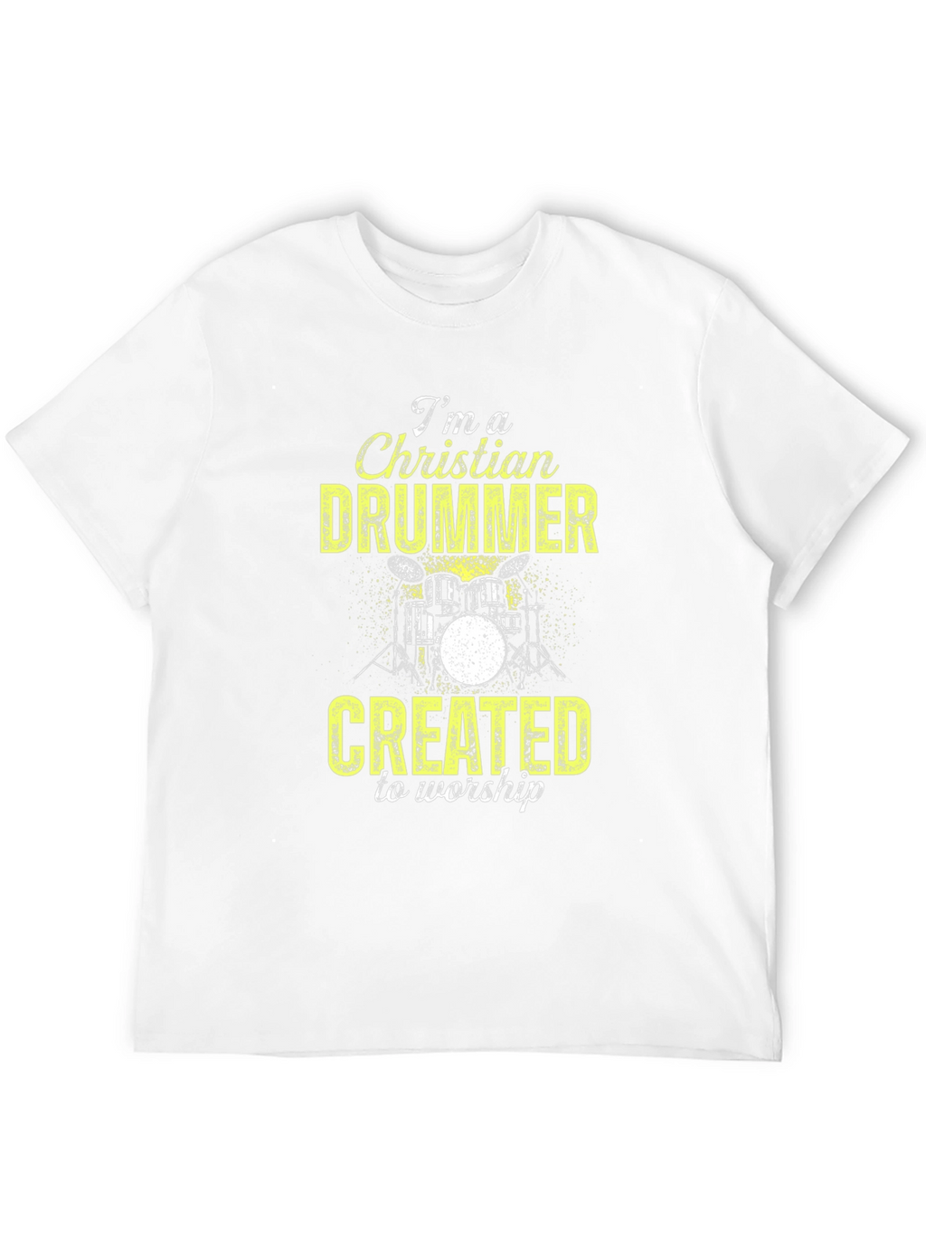 Christian Drummer T-Shirt - Worship Music Tee