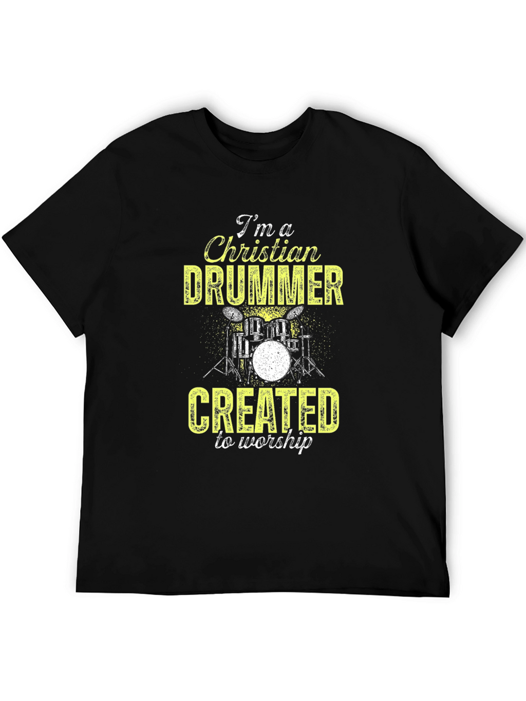 Christian Drummer T-Shirt - Worship Music Tee